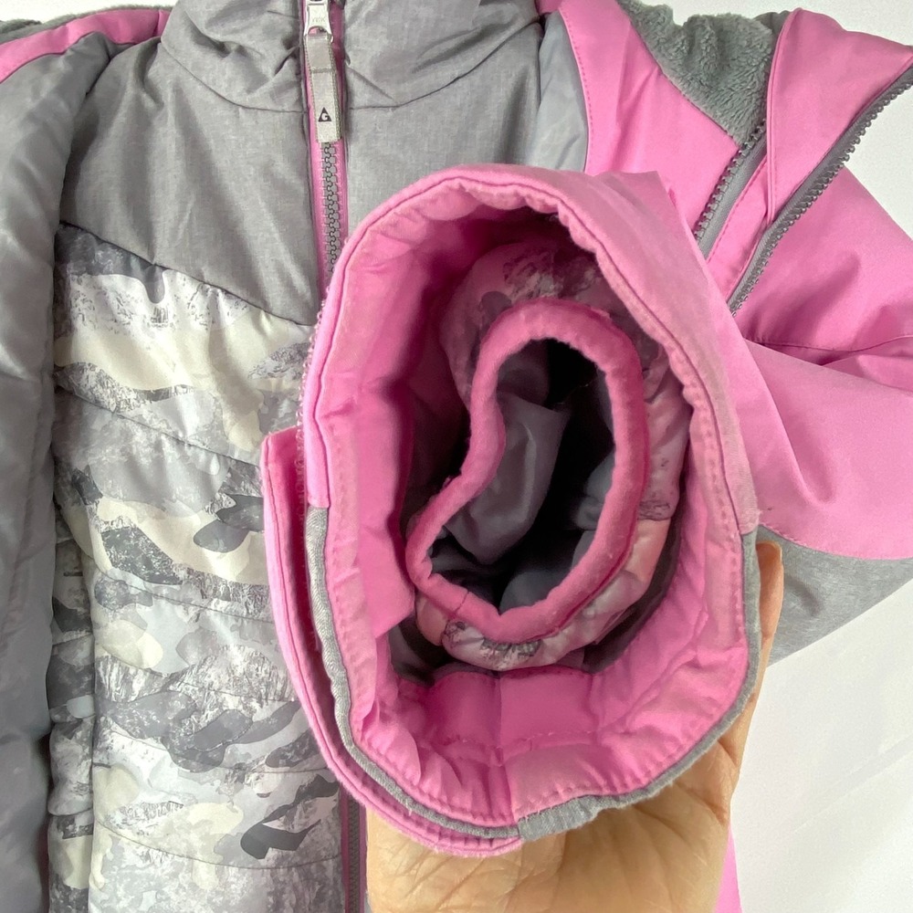 Gerry Winter Coat Girls 10 / 12 TWO Jackets Wind & Water Resistant Inner Fleece - Picture 6 of 16